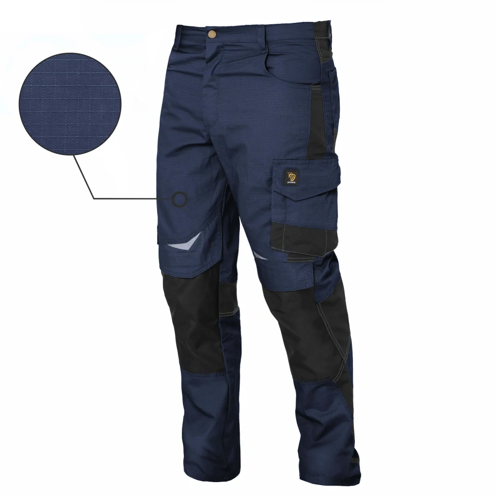 Nohavice HELICON navy do pása