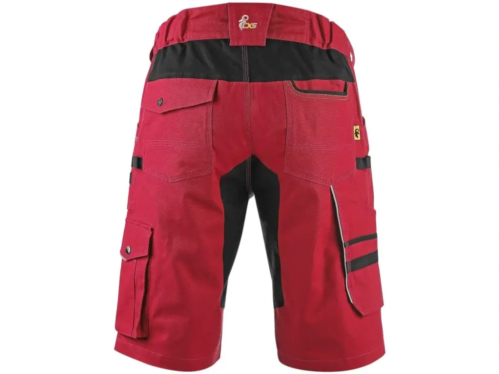 Kraťasy CXS STRETCH červeno-čierne