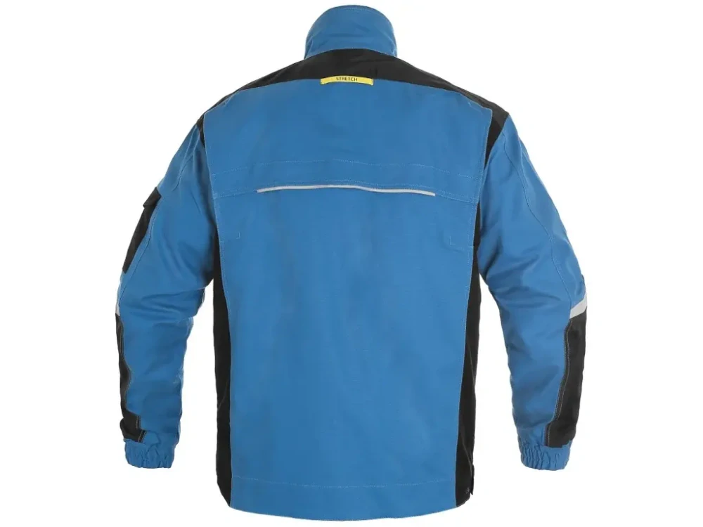 Blúza STRETCH modro-čierna
