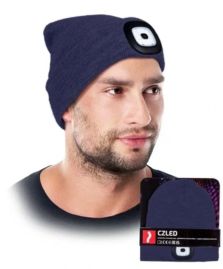 Zimná čiapka s LED svetlom