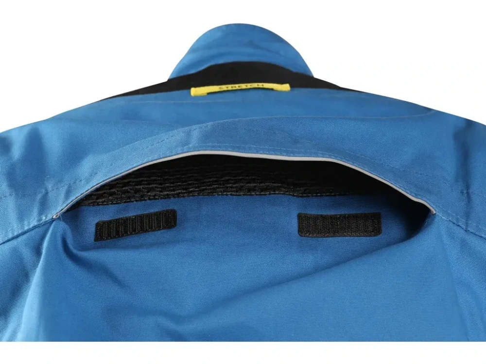 Blúza STRETCH modro-čierna